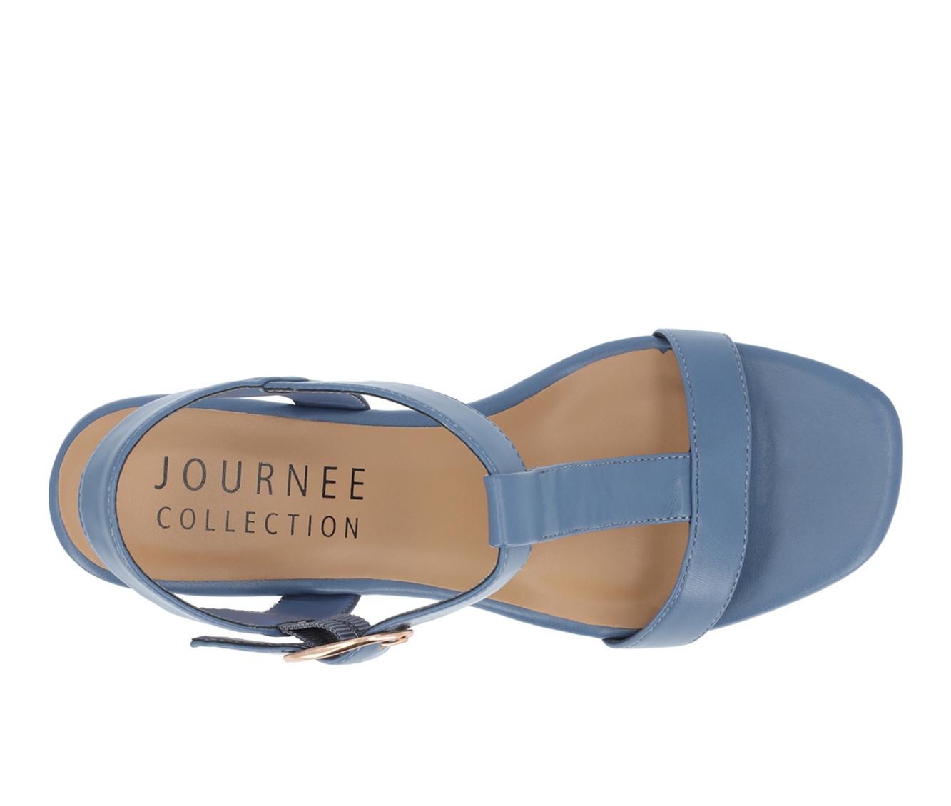 Women's Journee Collection Matildaa Cork Wedge Sandals