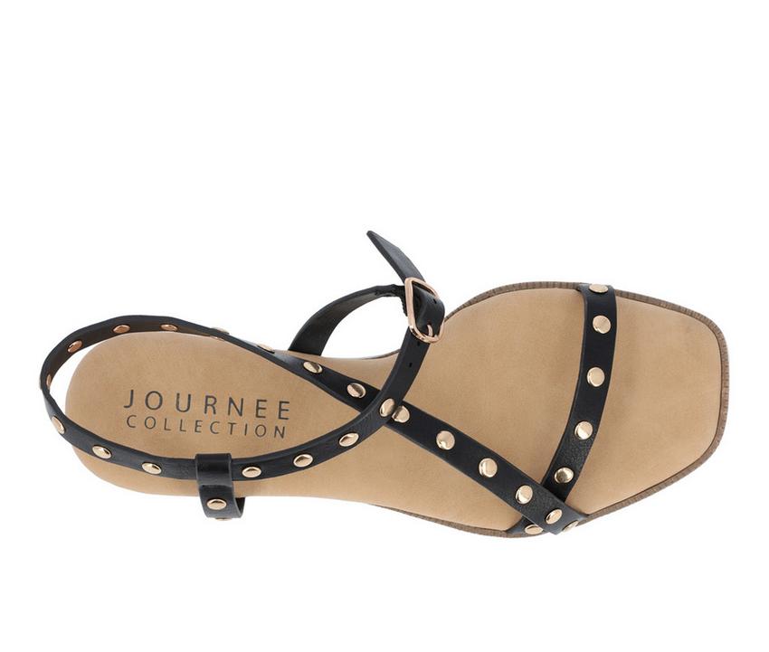 Women's Journee Collection Lindsay Low Wedge Platform Sandals