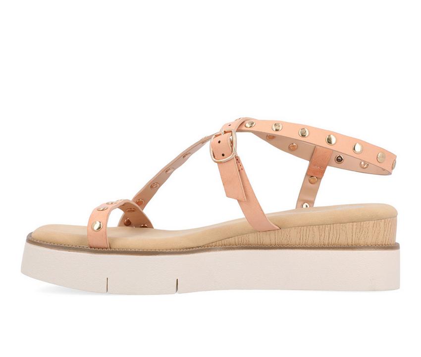 Women's Journee Collection Lindsay Low Wedge Platform Sandals