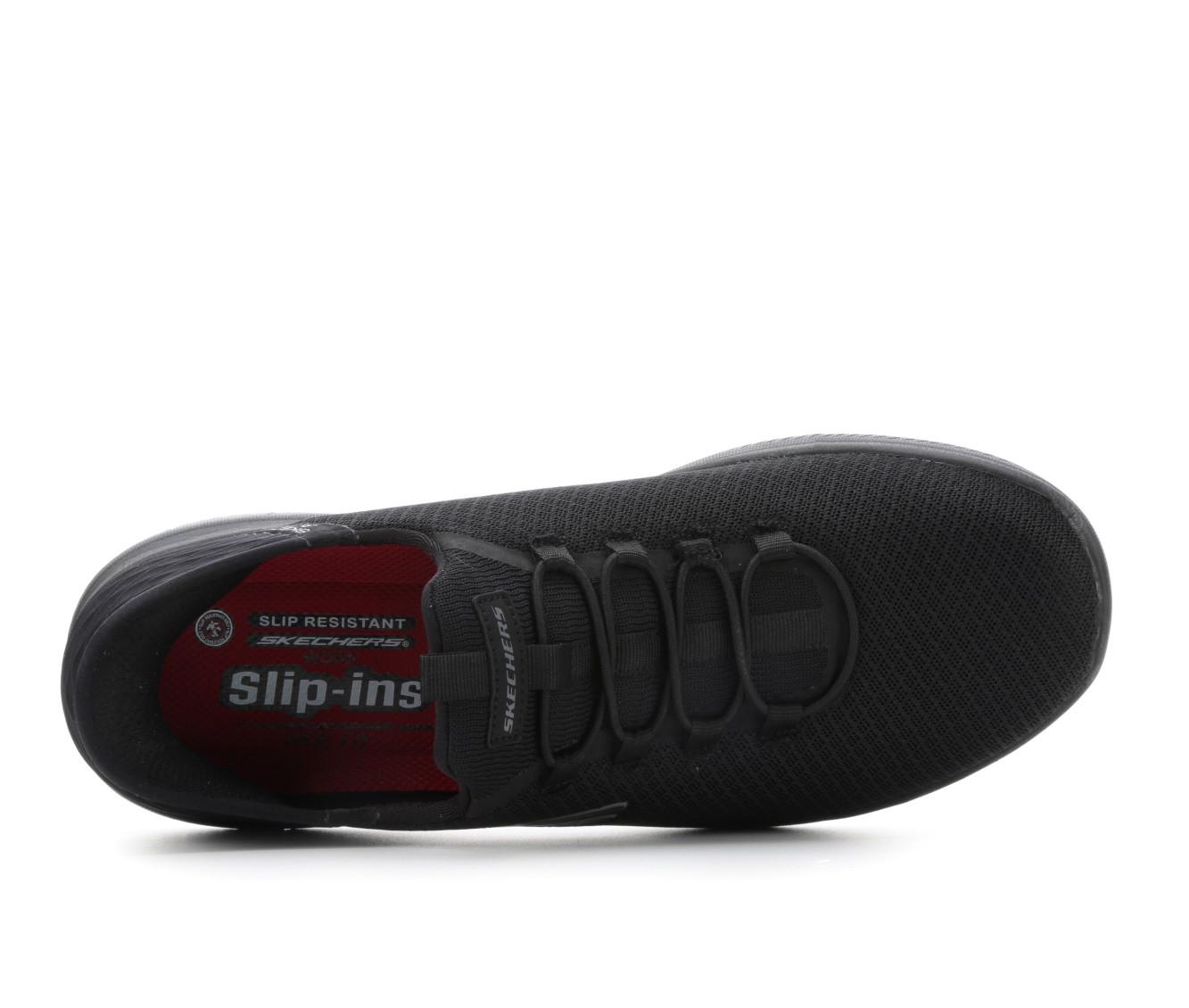 Men's Skechers Work 200205 Summits Slip-In Slip Resistant Safety Shoes ...