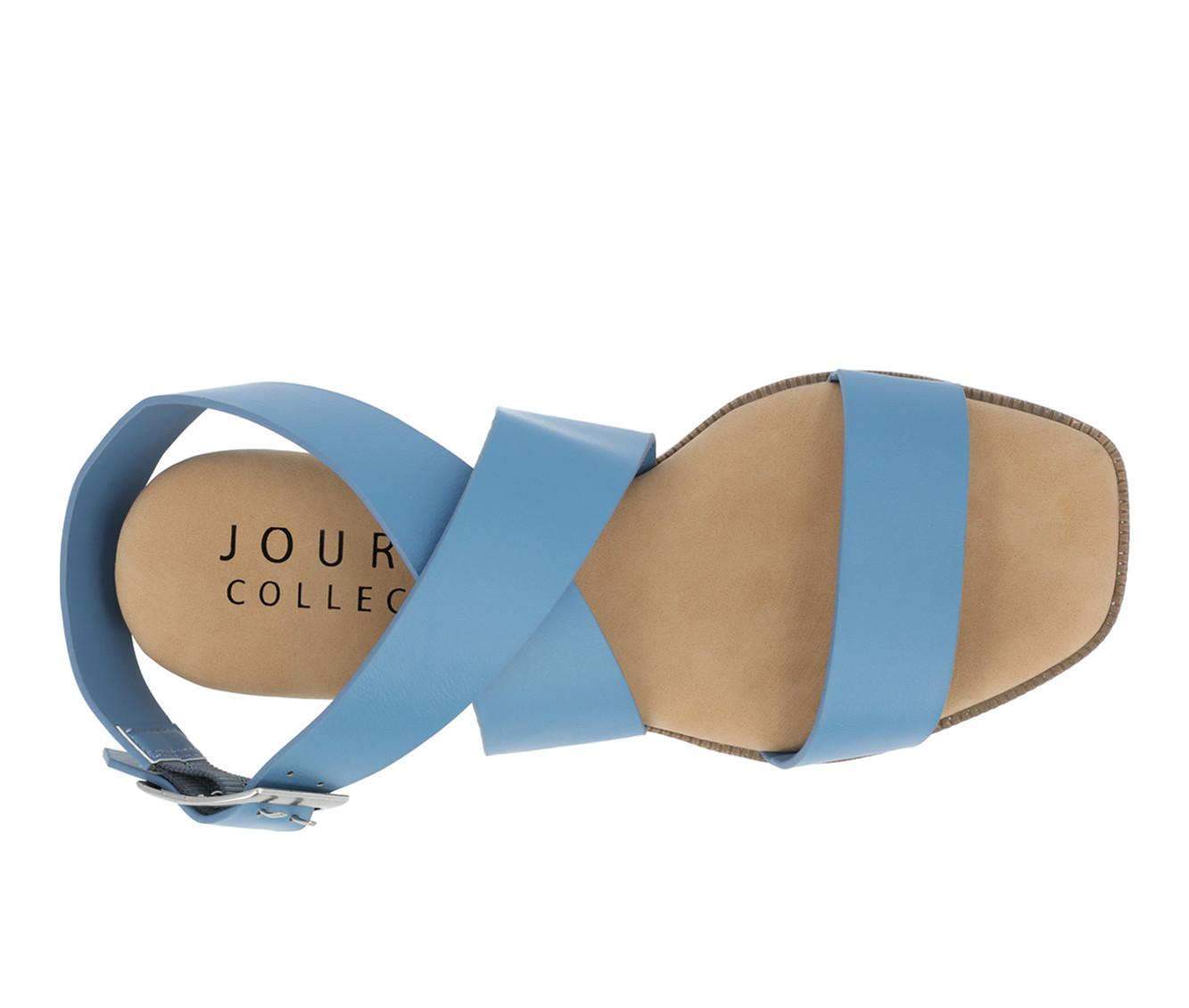 Women's Journee Collection Havalee Low Wedge Platform Sandals