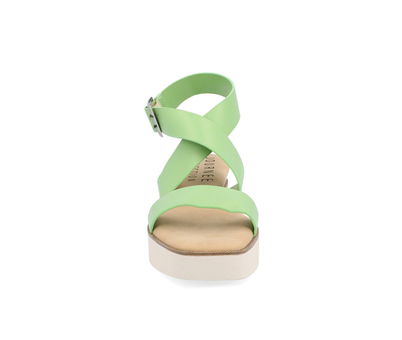 Women's Journee Collection Havalee Low Wedge Platform Sandals