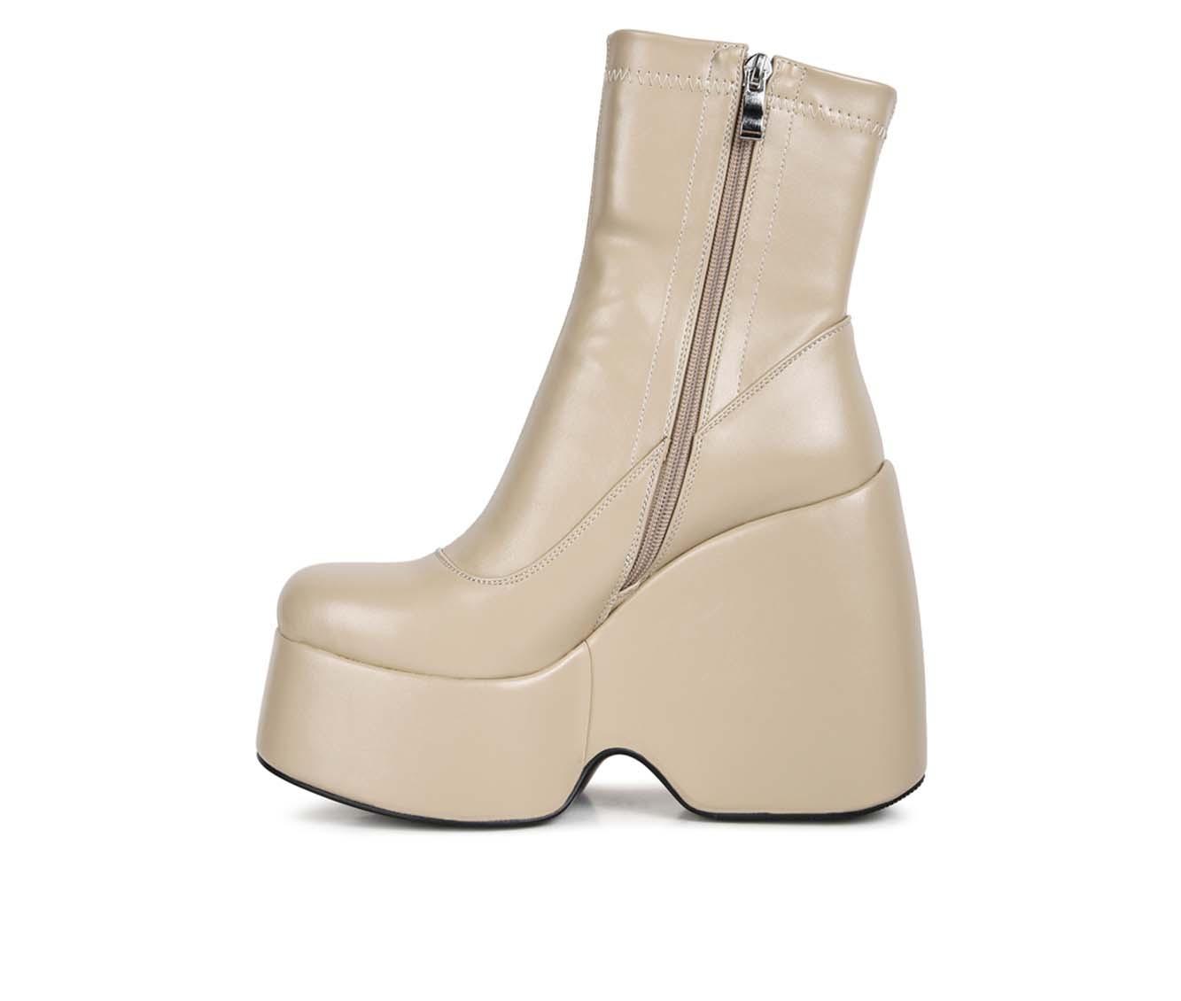 Women's Rag & Co Purnell Wedge Platform Booties