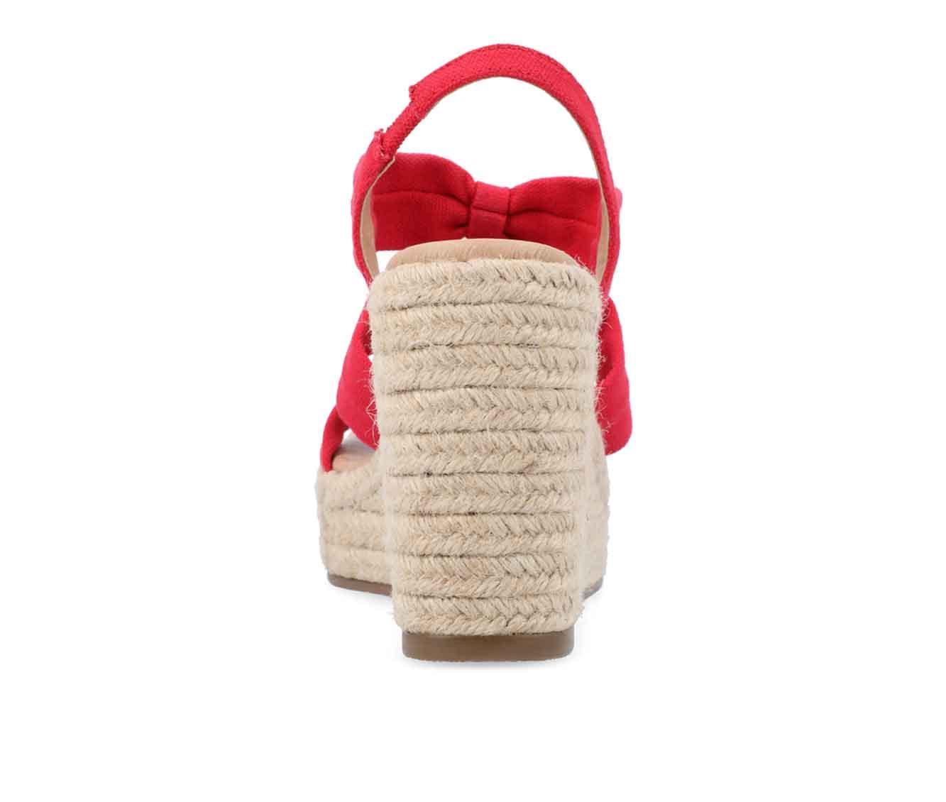 Women's Journee Collection Santorynn Espadrille Wedge Sandals