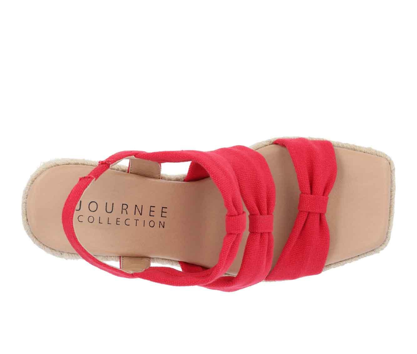 Women's Journee Collection Santorynn Espadrille Wedge Sandals