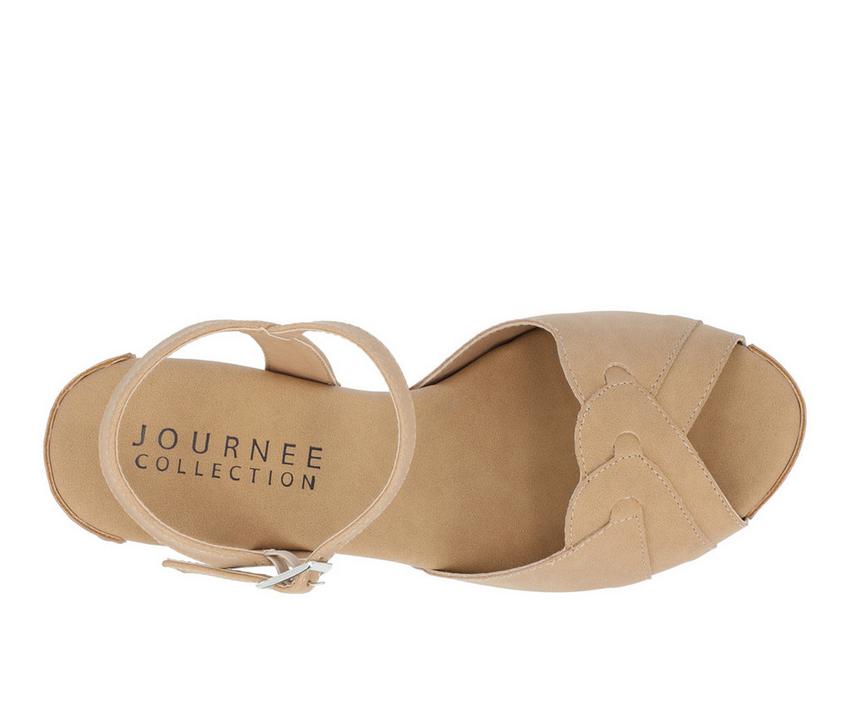 Women's Journee Collection Alary Platform Dress Sandals