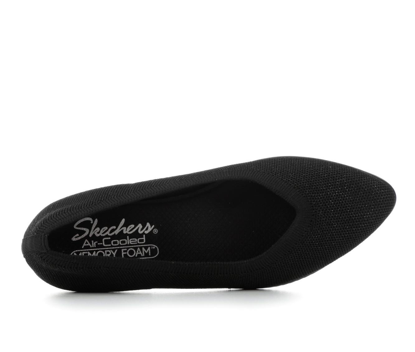 Skechers air cooled memory foam flats cleo sale