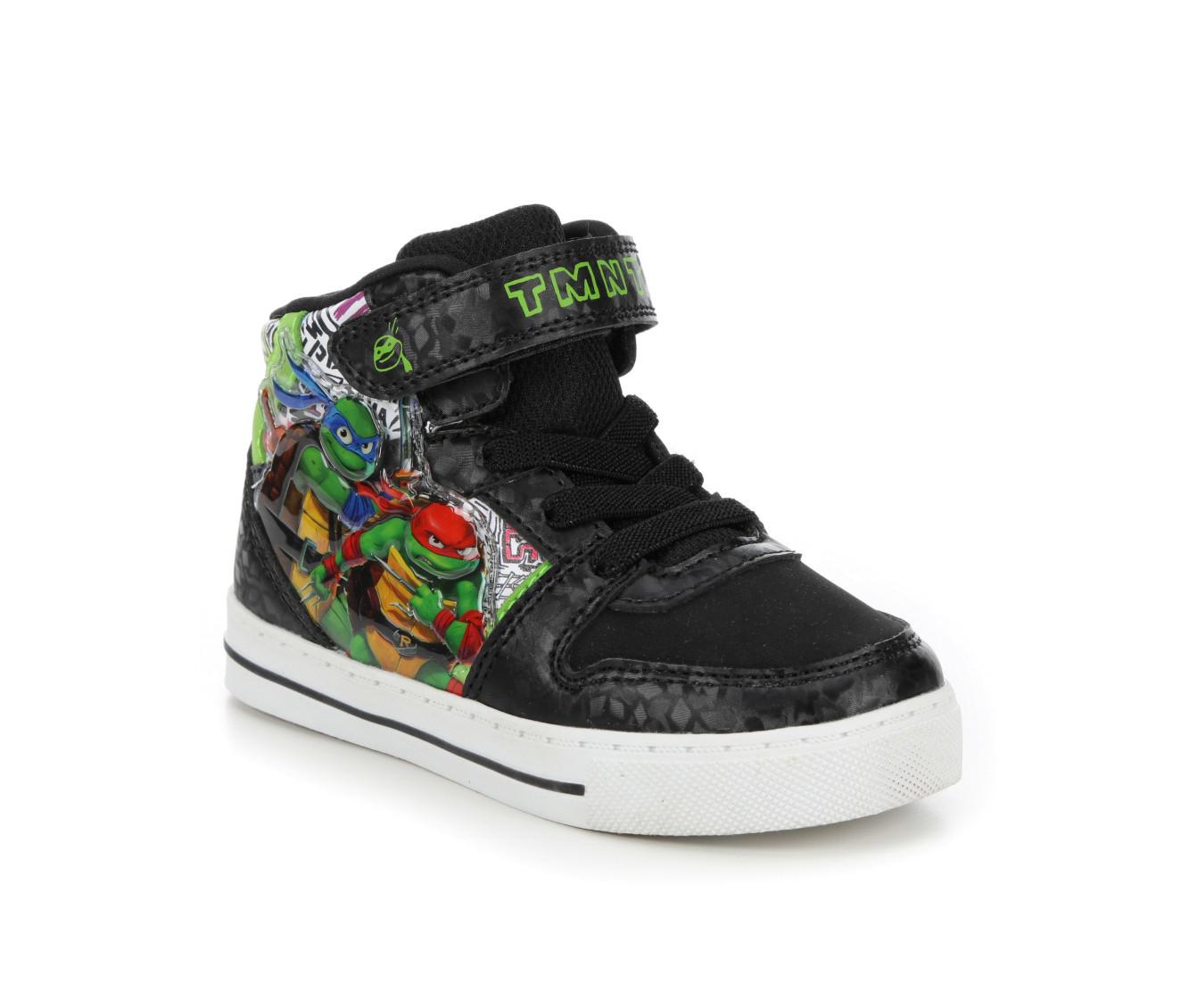 Boys' Nickelodeon Toddler & Little Kid TMNT Lighted Mid-Top Sneakers