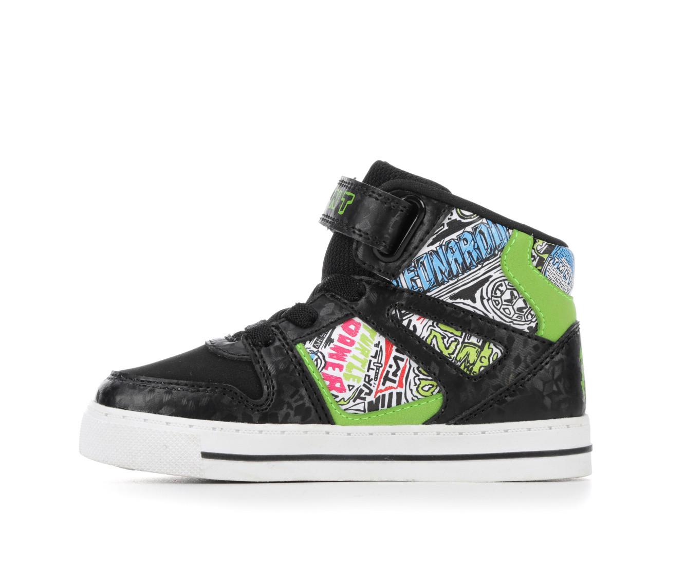 Boys' Nickelodeon Toddler & Little Kid TMNT Lighted Mid-Top Sneakers