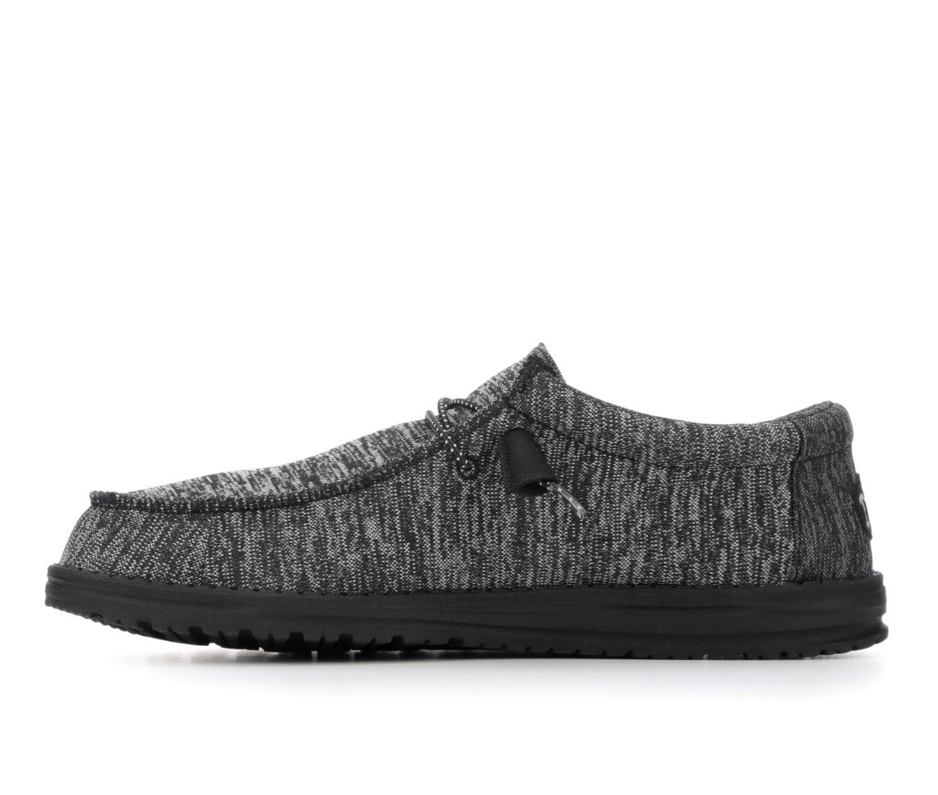 Wally Sport Knit Black/Black - Men's Casual Shoes