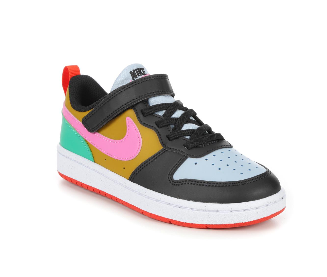 Boys' Nike Little Kid Court Borough Low Recraft PS Sneakers