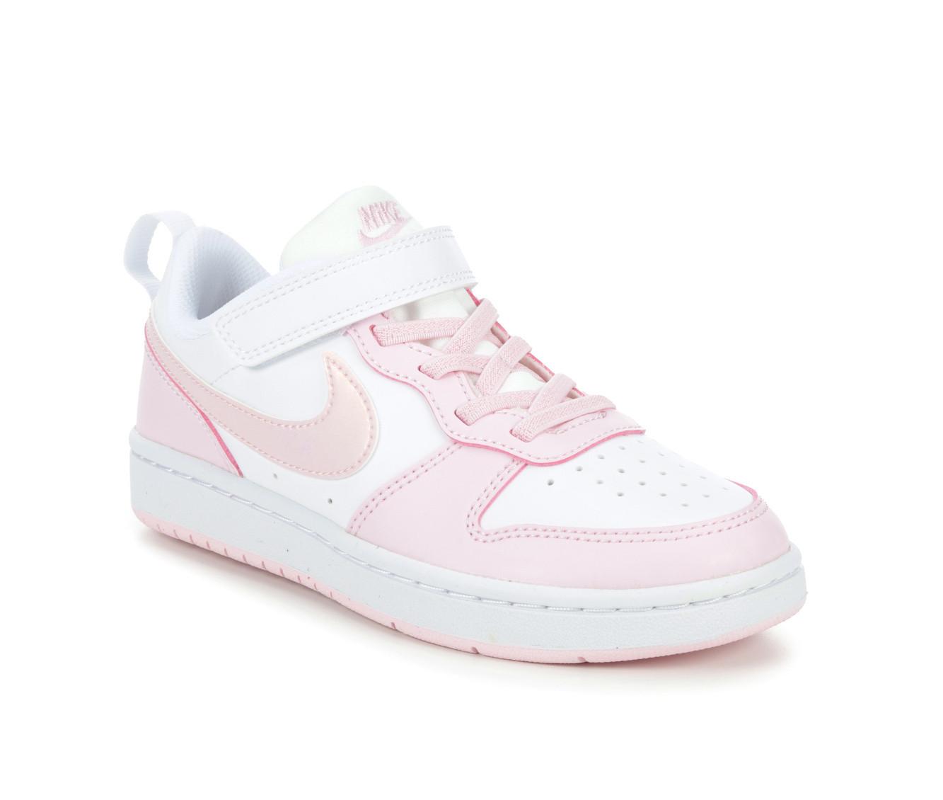 Girls' Nike Little Kid Court Borough Low Recraft PS Sneakers