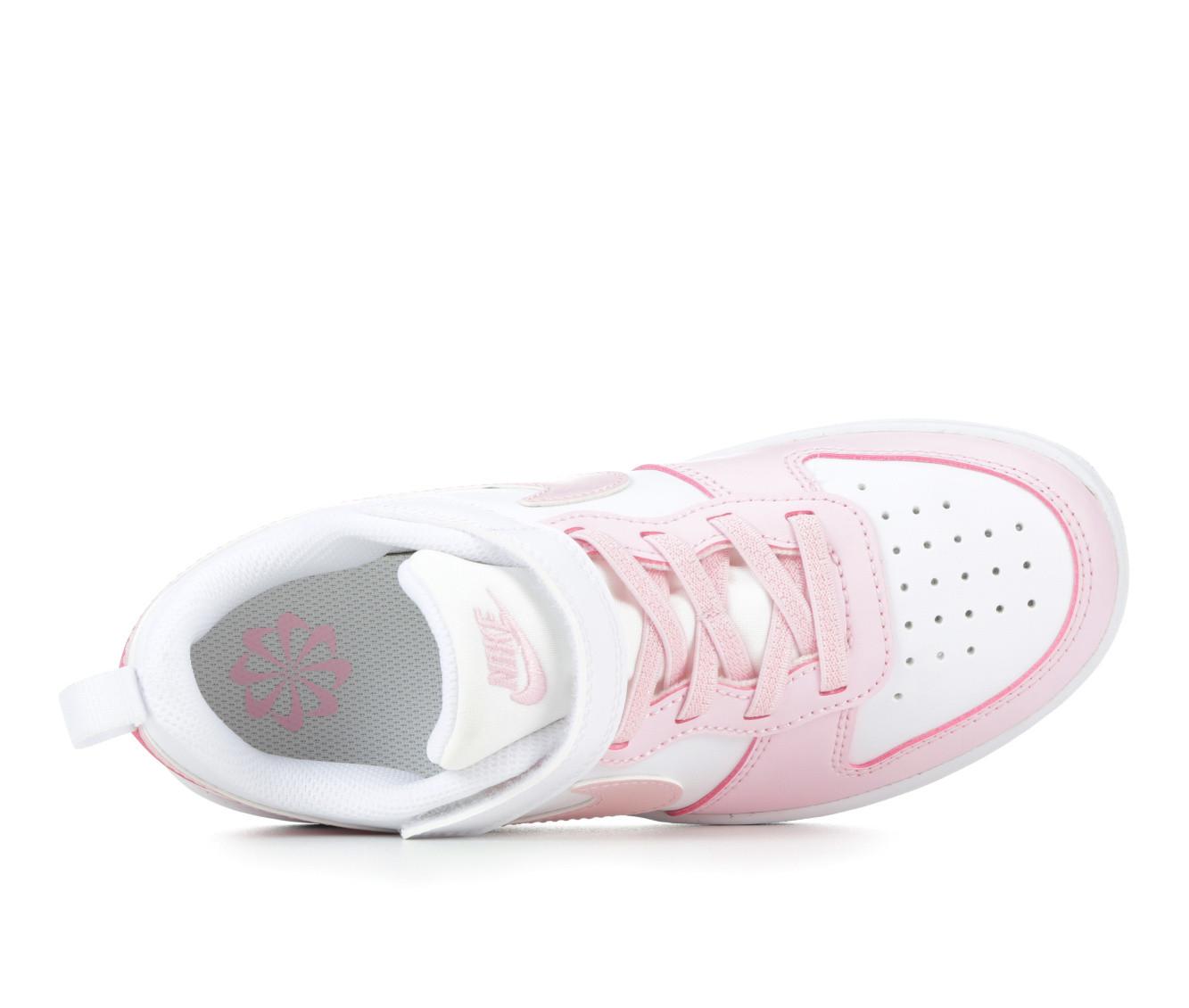 Girls' Nike Little Kid Court Borough Low Recraft PS Sneakers