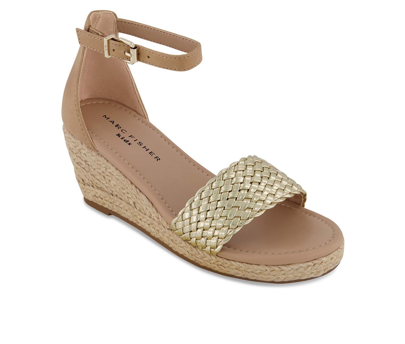 Girls' Marc Fisher Children's Little Kid & Big Kid Marren Web Wedge Sandals