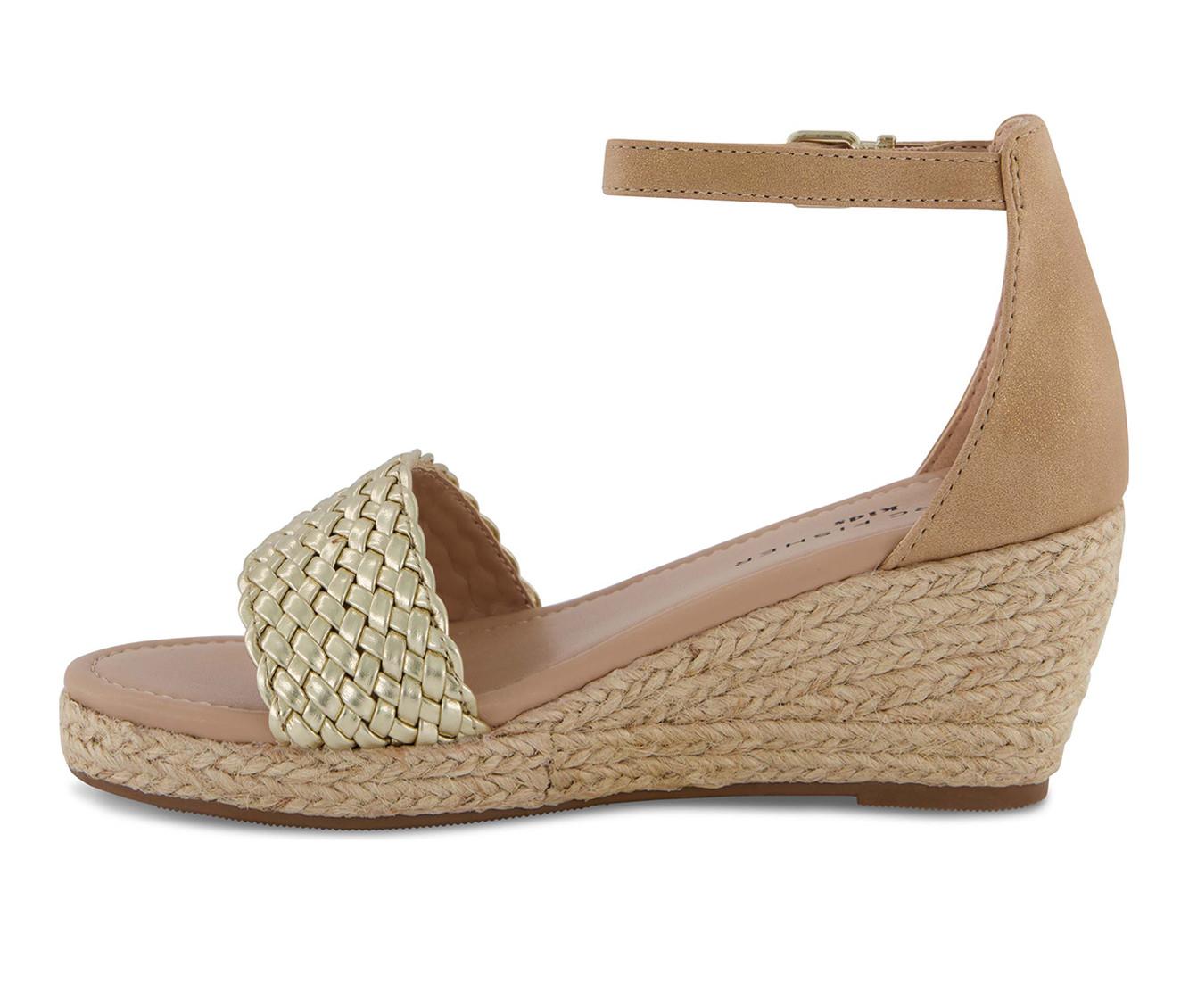 Girls' Marc Fisher Children's Little Kid & Big Kid Marren Web Wedge Sandals