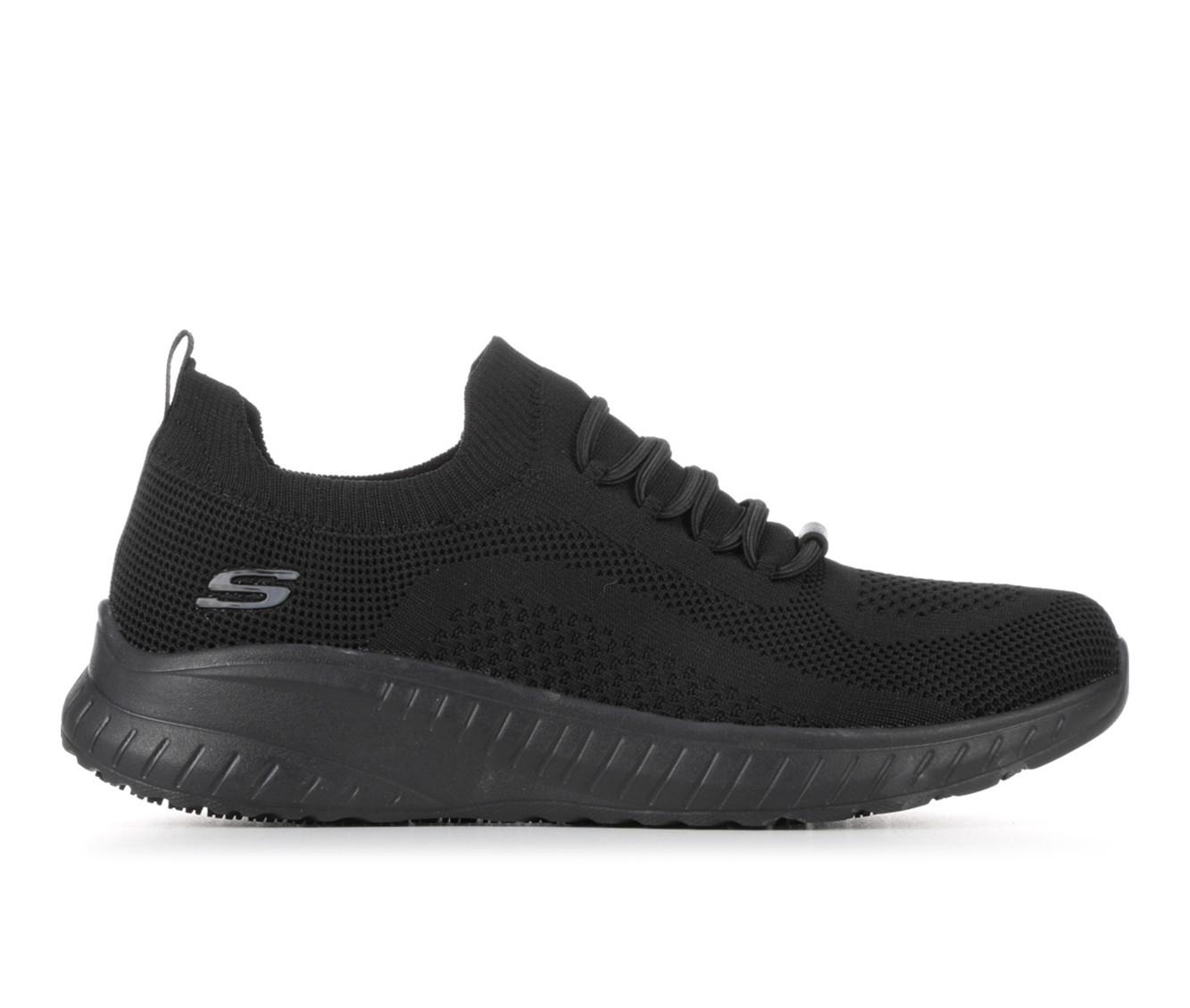 Black Skechers Shoe Women Work Memory Foam Relaxed Comfort Slip Resist –  Jacks Boots and Apparel