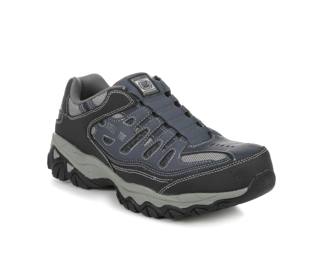 Men's Skechers Work 77161 Cankton Steel Toe Work Shoes