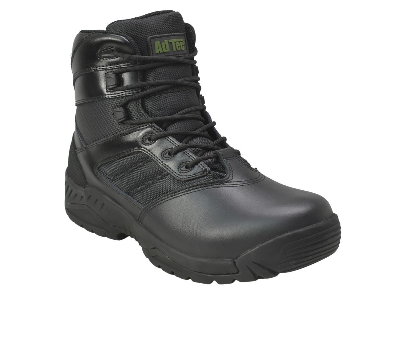 Men's AdTec Men's 6" Side Zip Tactical Work Boots