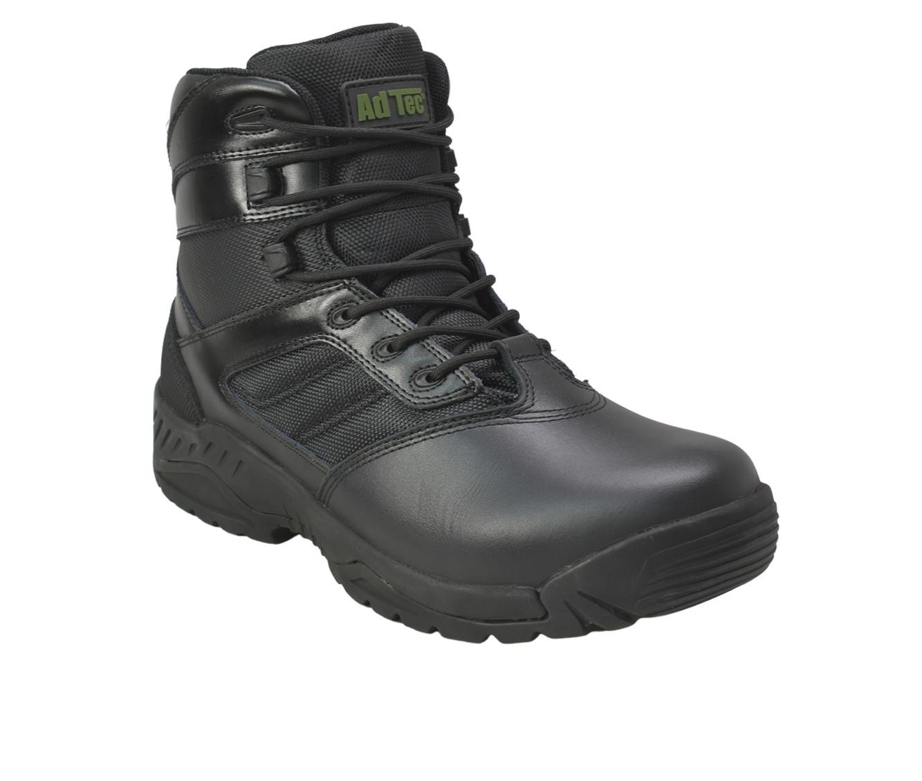 Men's AdTec Men's 6" Side Zip Waterproof Tactical Work Boots