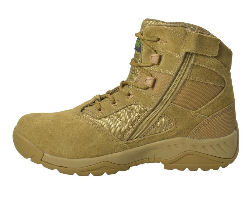 Men's AdTec Men's 6" Suede Side Zip Tactical Work Boots