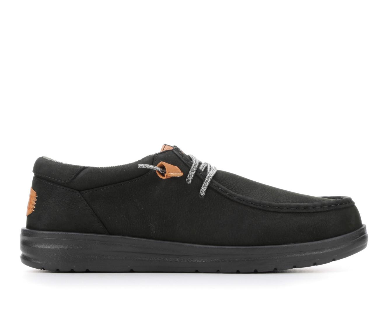 Men's HEYDUDE Wally Grip Leather Casual Shoes