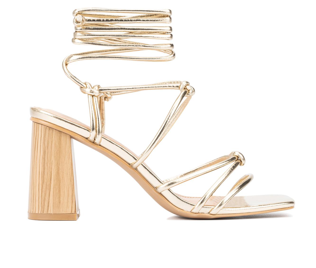 Women's New York and Company Bailey Heel Dress Sandals