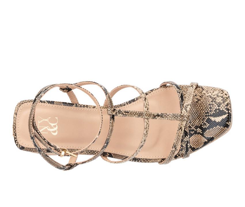 Women's New York and Company Abla Cork Wedge Sandals