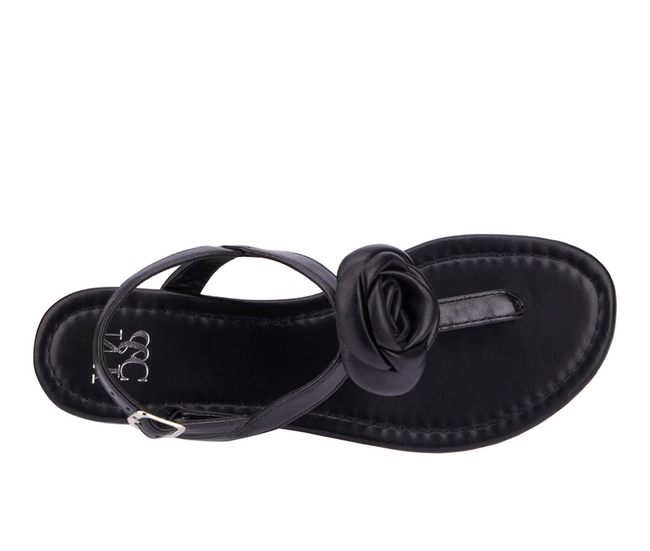 Women's New York and Company Rosette Sandals