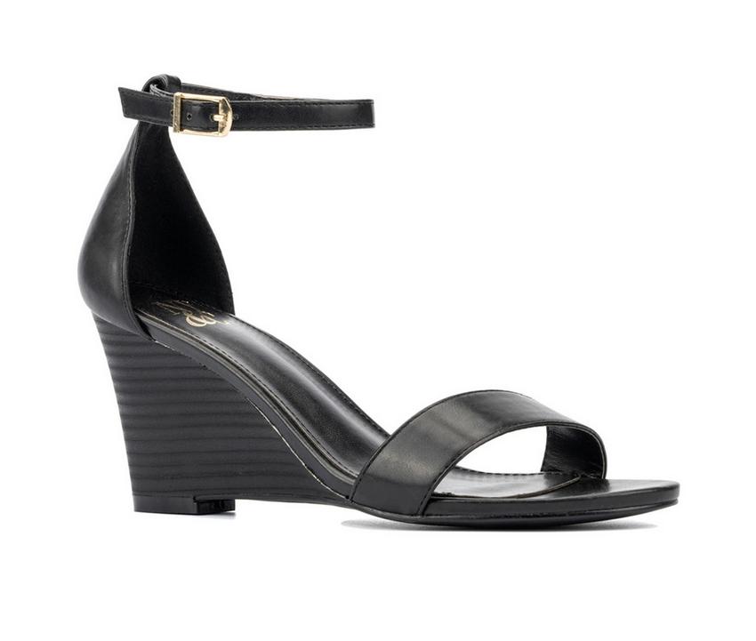 Women's New York and Company Sharona Wedge Sandals