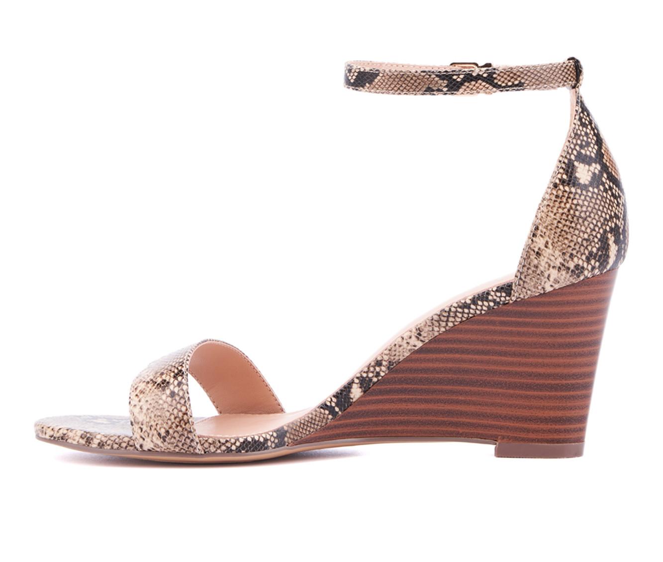 Women's New York and Company Sharona Wedge Sandals