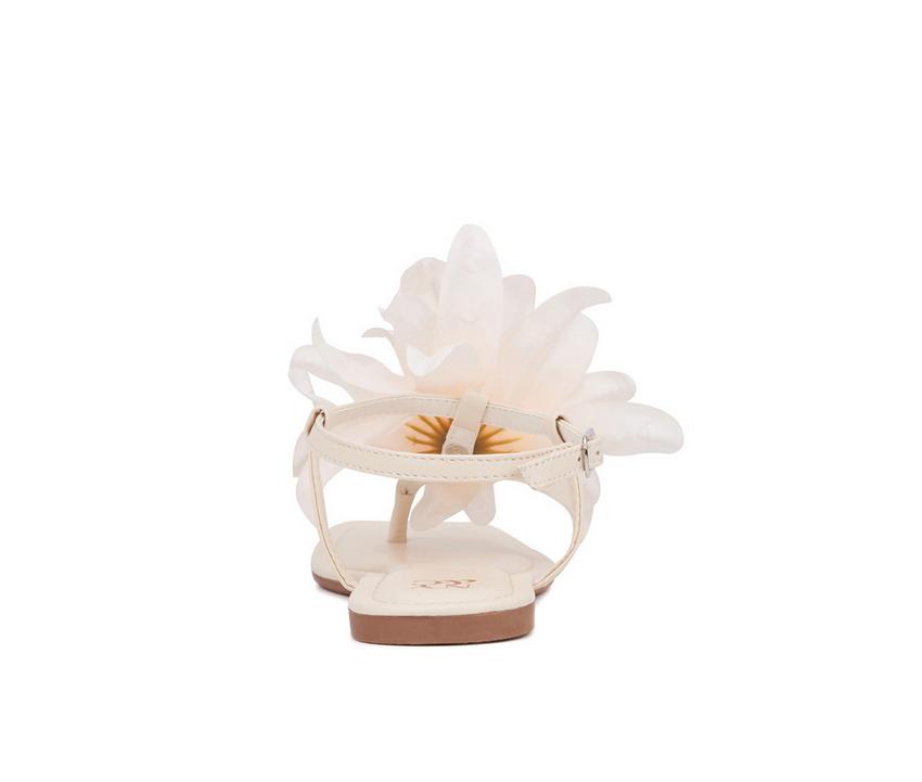 Women's New York and Company Big Flower Sandals