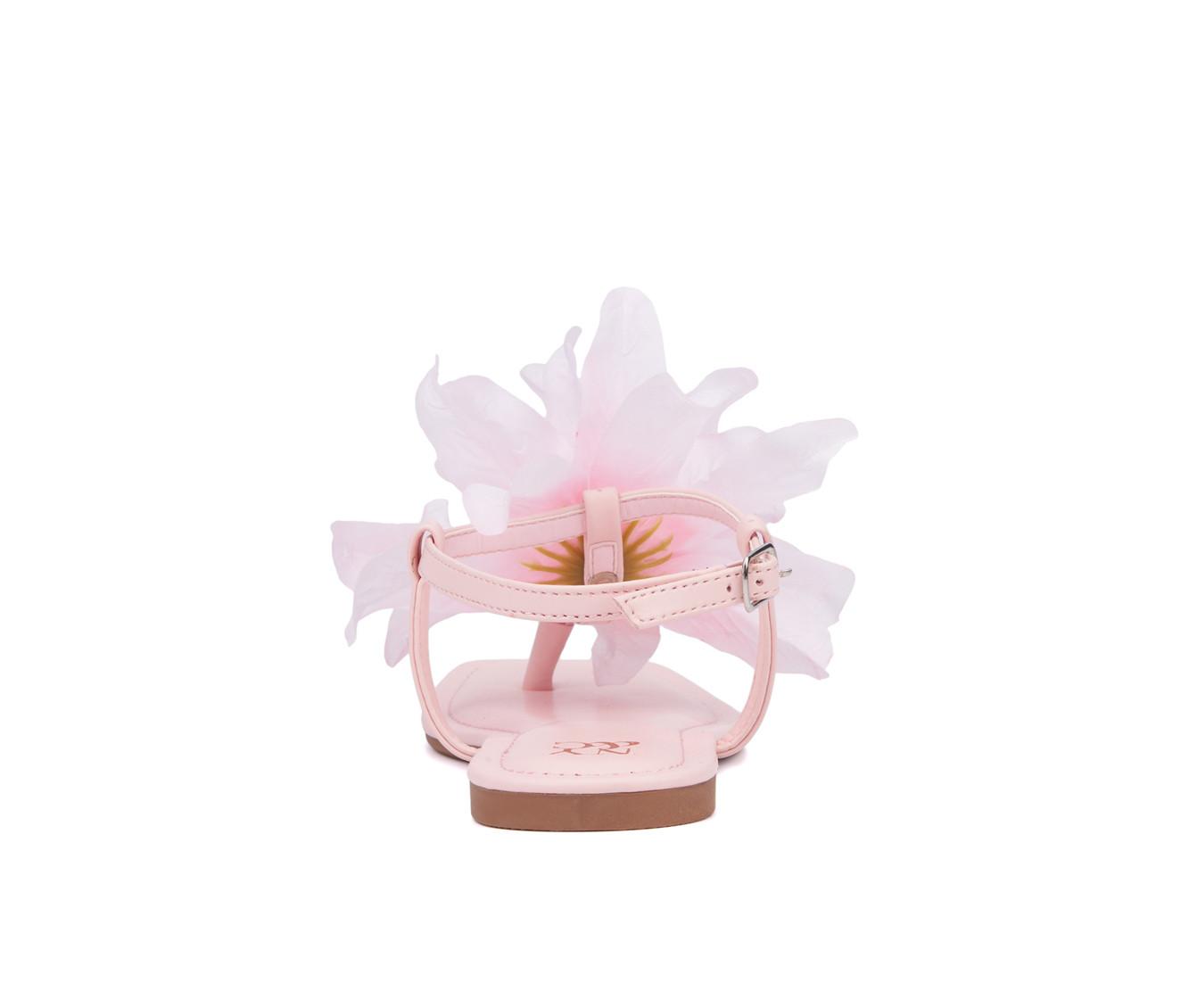 Women's New York and Company Big Flower Sandals