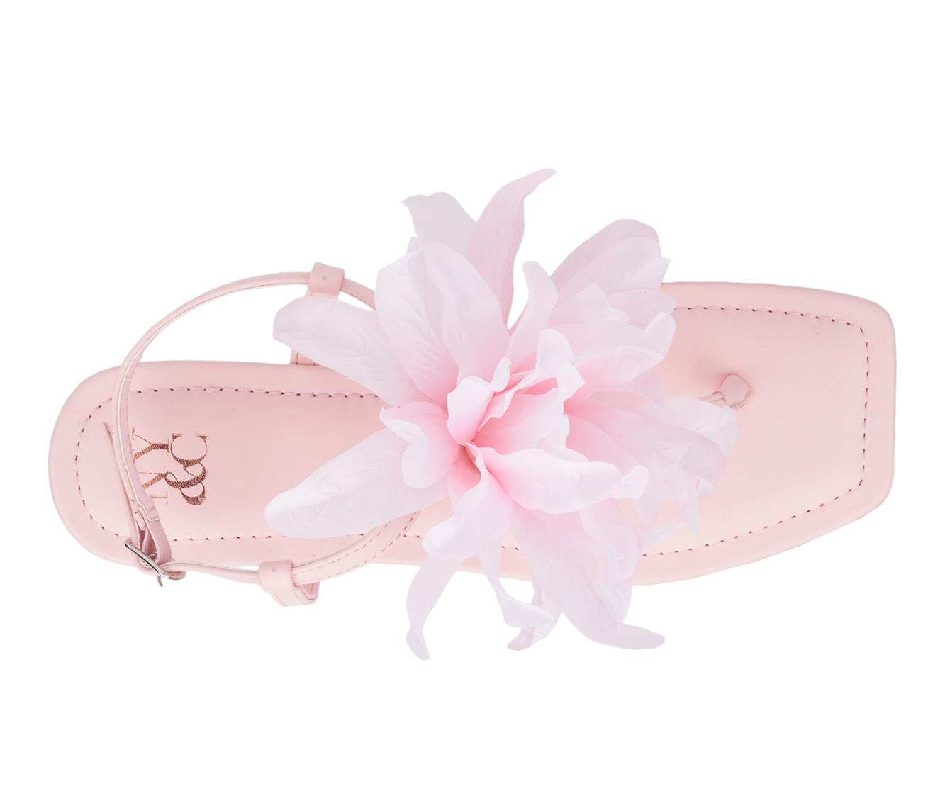 Women's New York and Company Big Flower Sandals