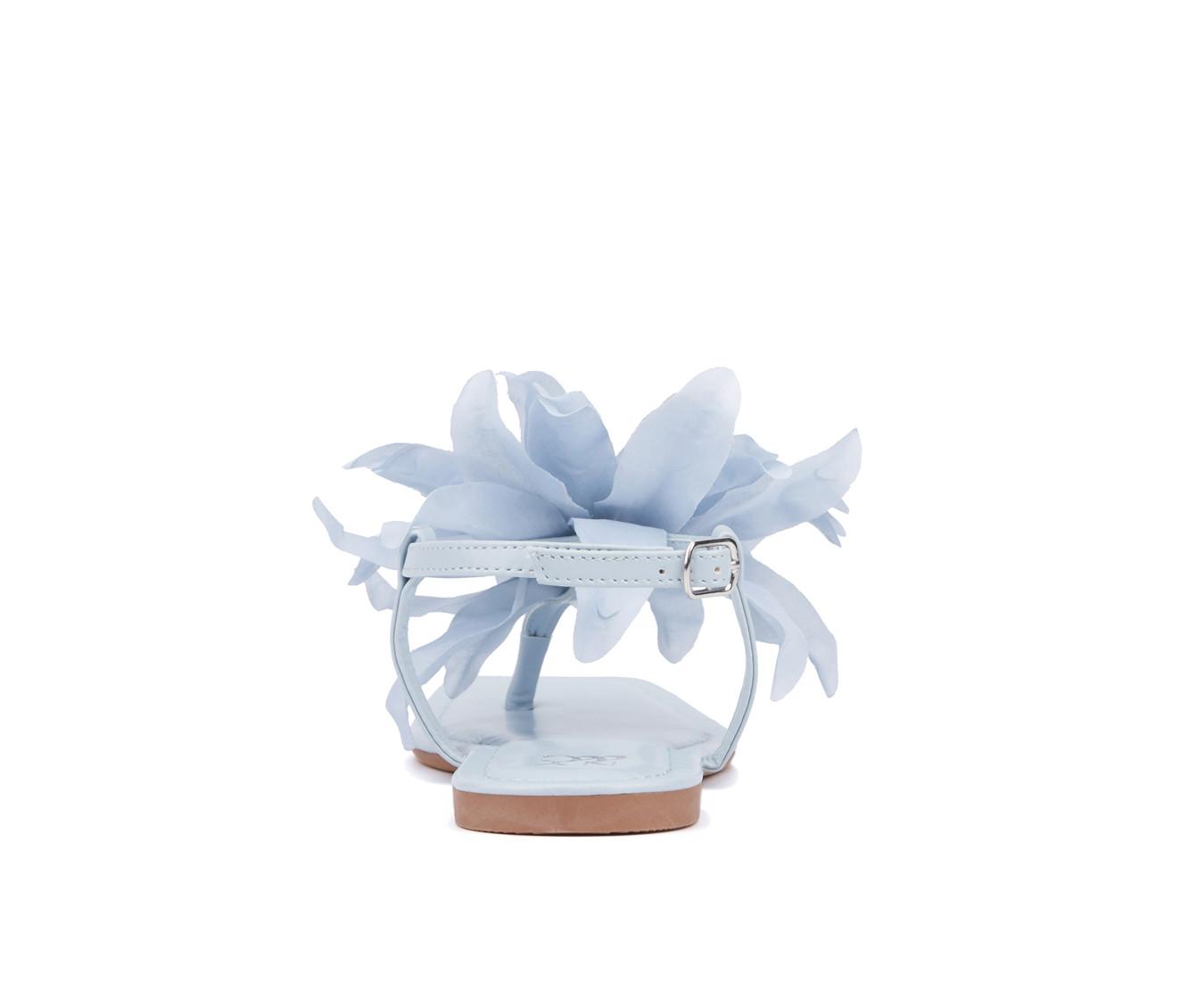 Women's New York and Company Big Flower Sandals