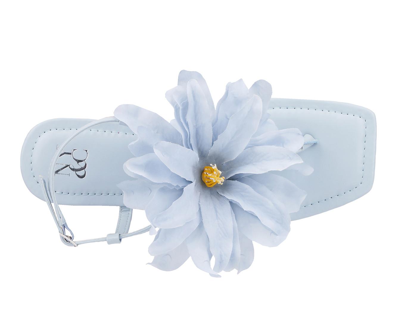 Women's New York and Company Big Flower Sandals