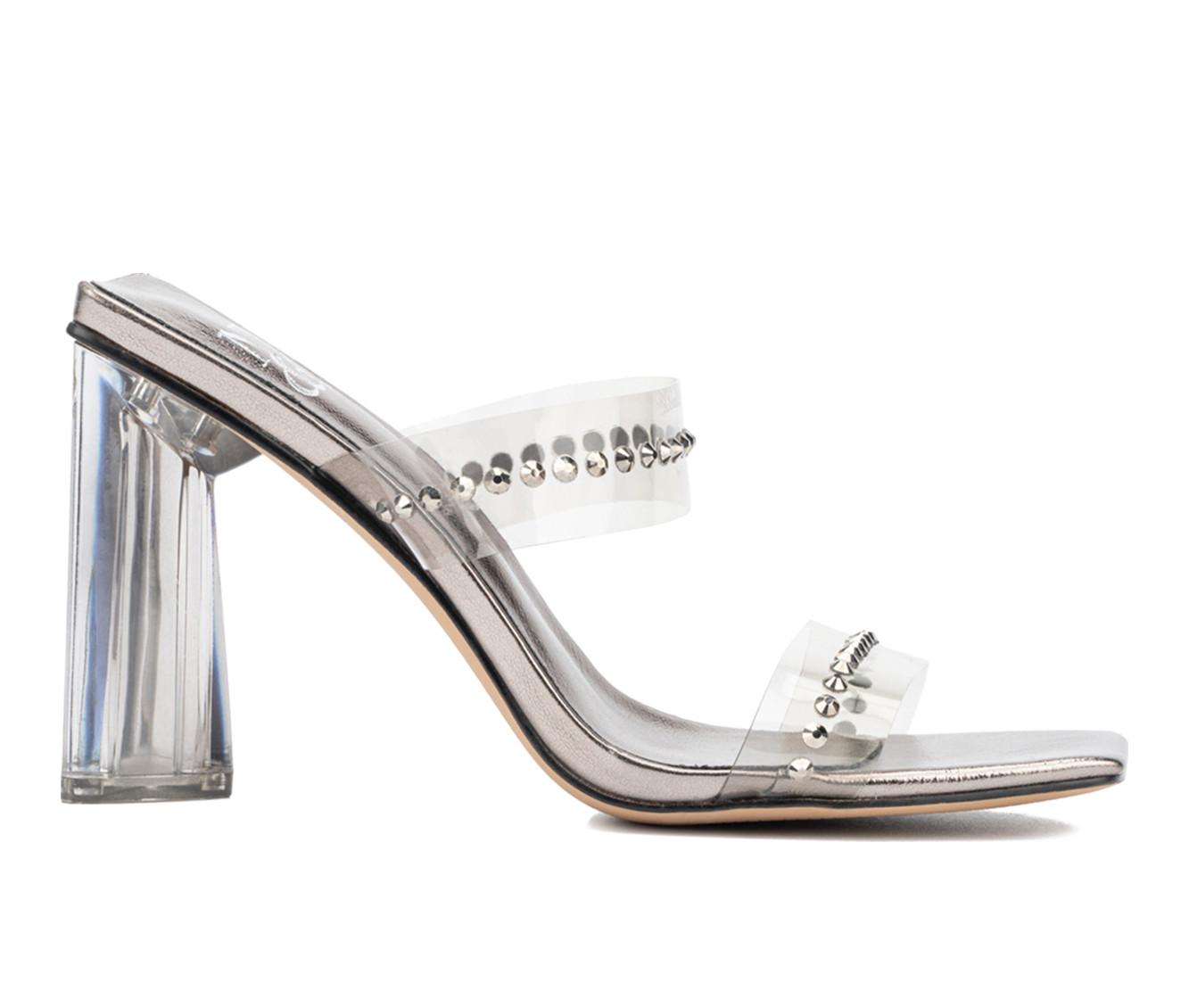Women's New York and Company Zeta Emb Dress Sandals