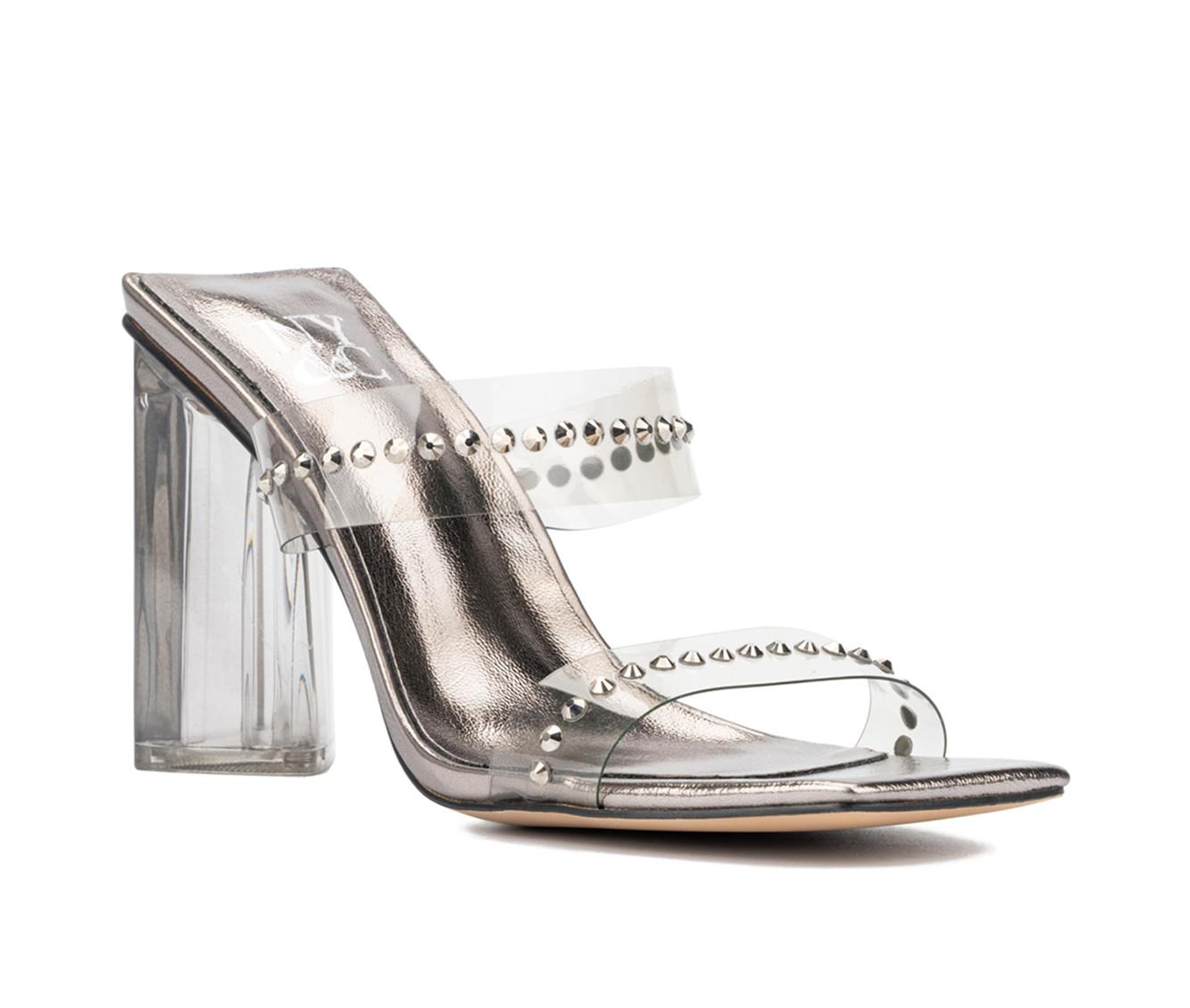 Women's New York and Company Zeta Emb Dress Sandals