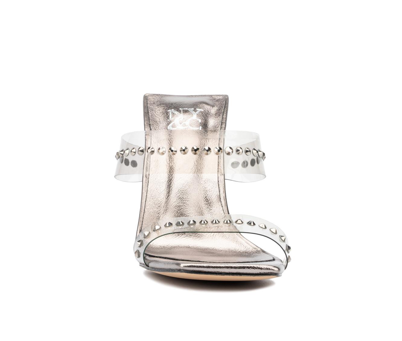 Women's New York and Company Zeta Emb Dress Sandals