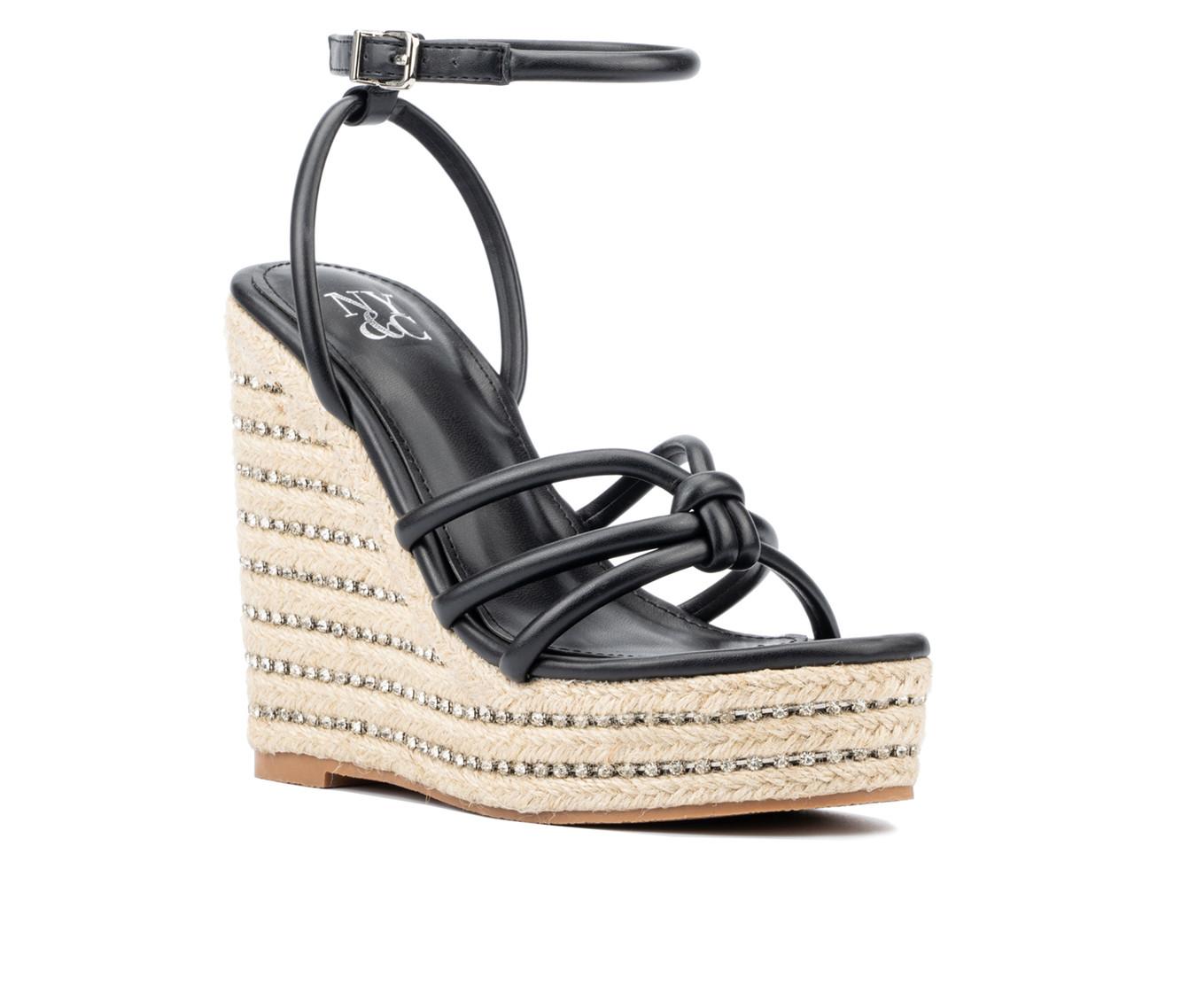Women's New York and Company Electra Wedge Sandals