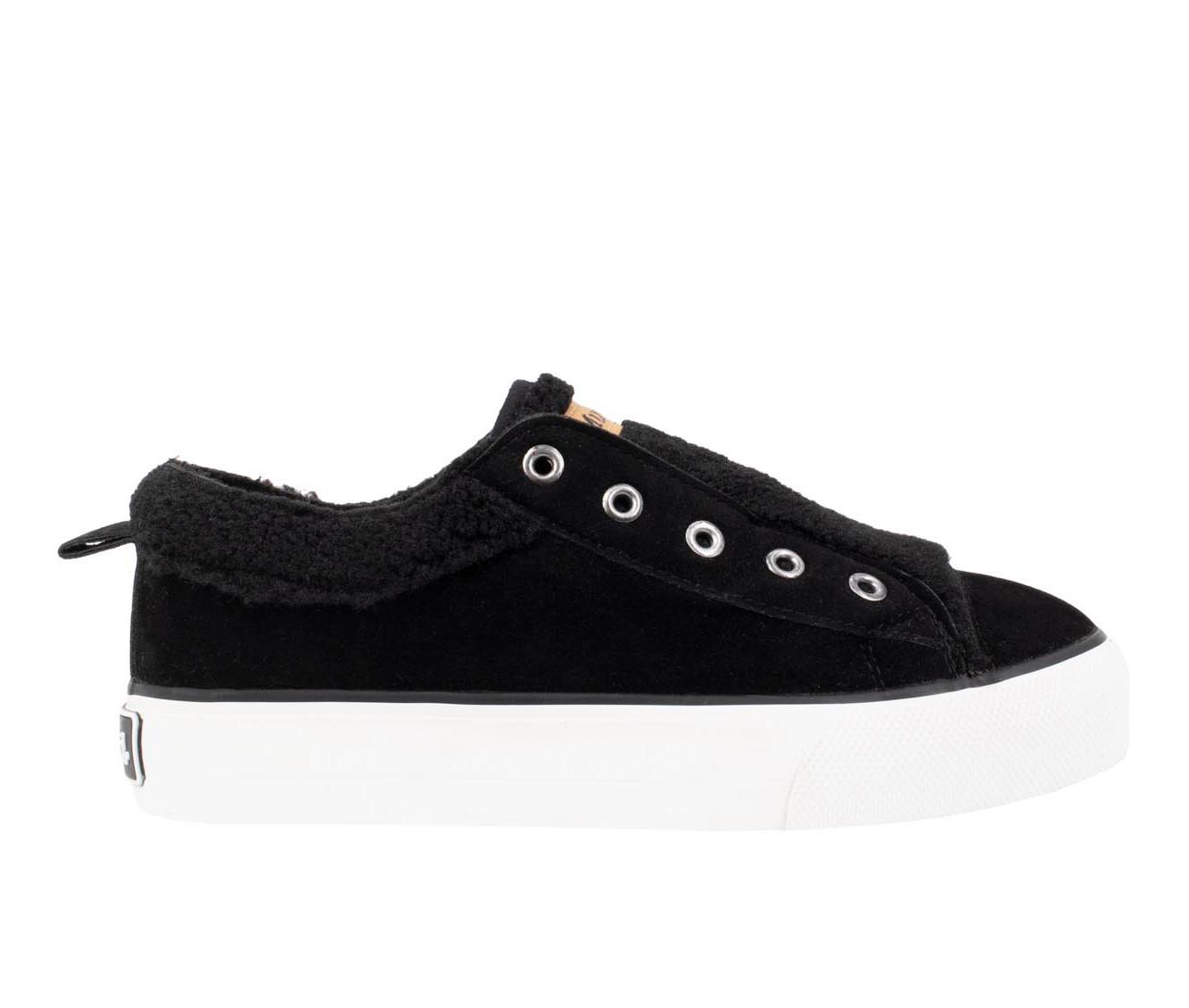 Women's Mudd Poppy Fuzzy Slip On Sneakers