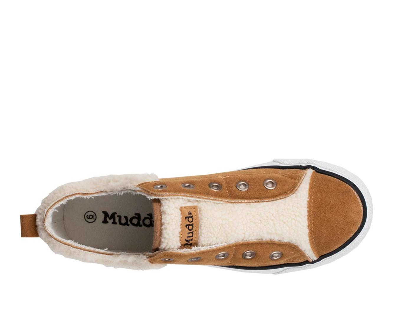 Women's Mudd Poppy Fuzzy Slip On Sneakers