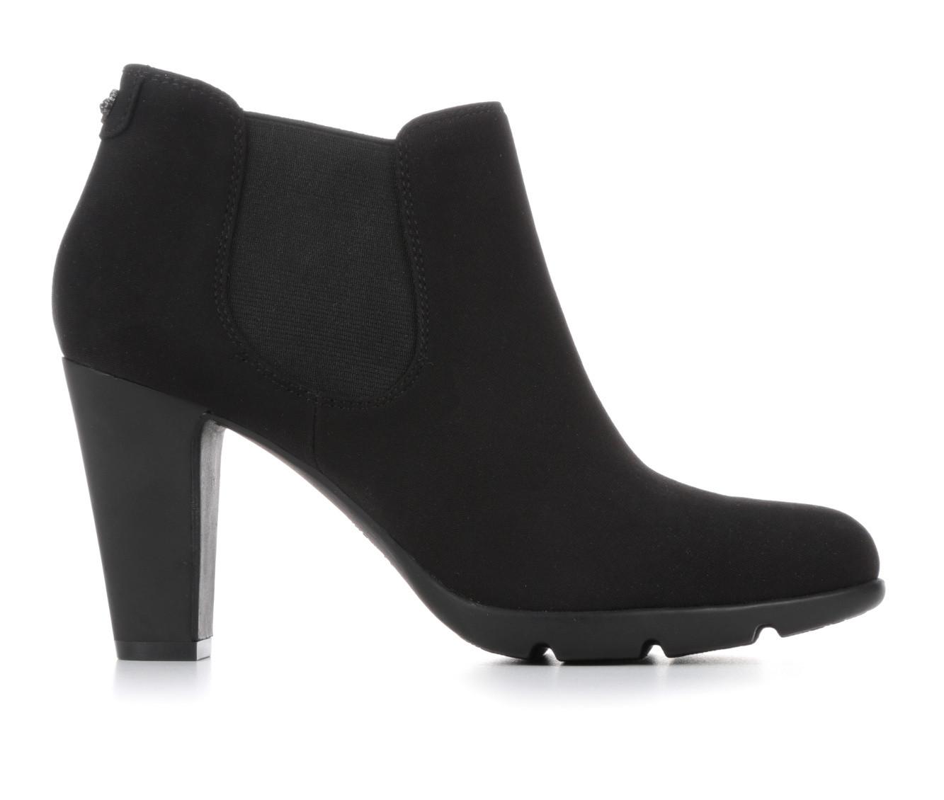 Anne klein best sale black suede booties