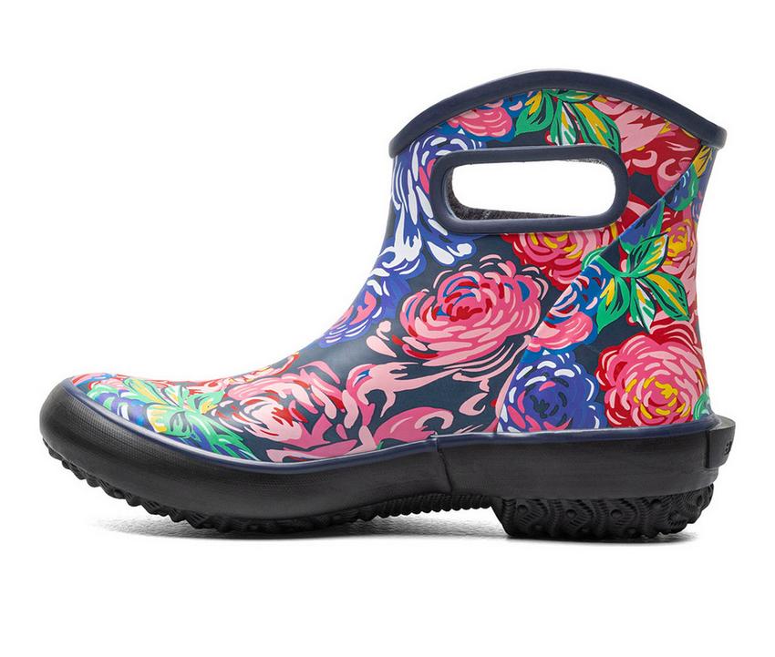 Women's Bogs Footwear Patch Ankle Rose Garden Rain Boots