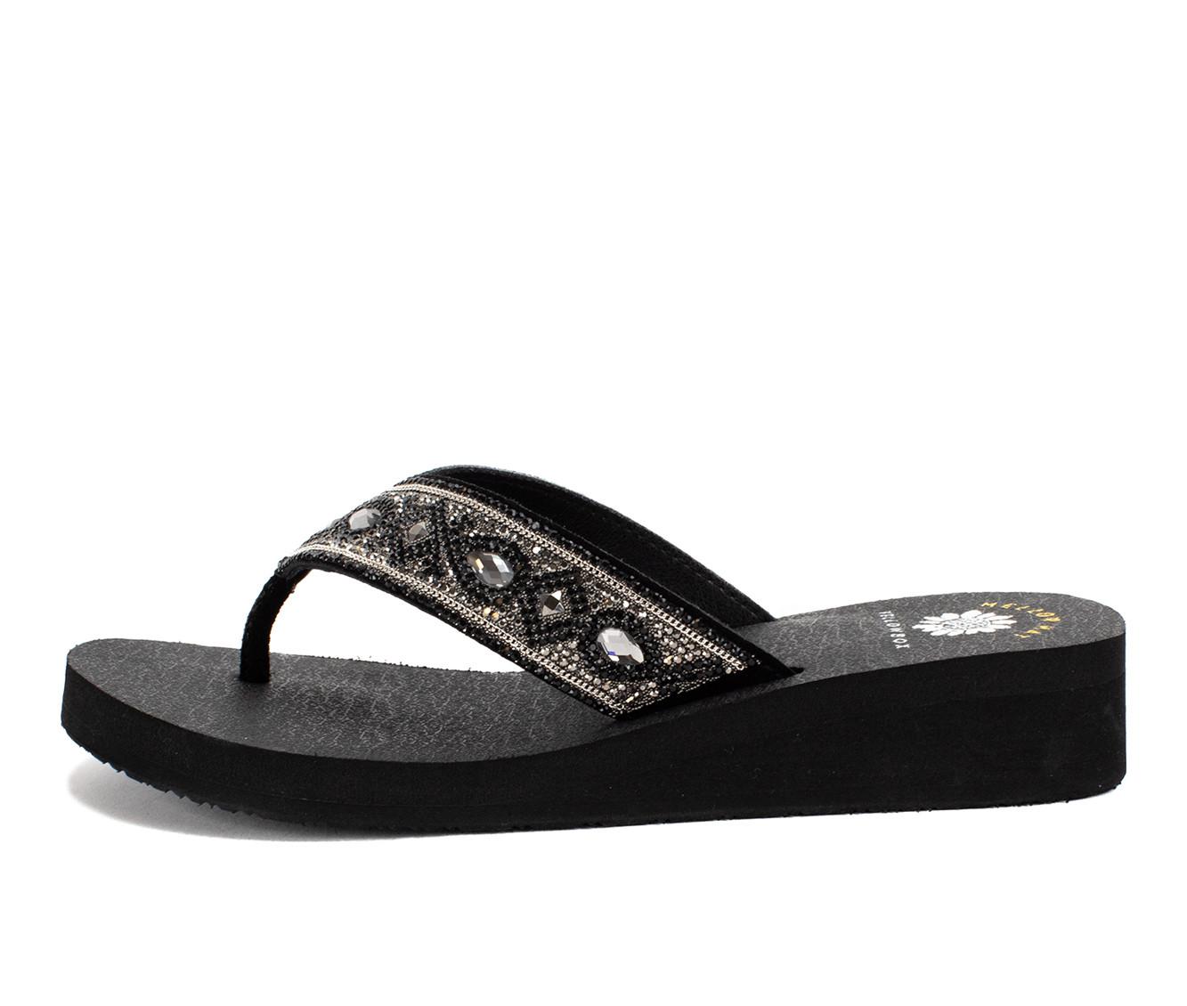 Women's Yellow Box Cathy Flip-Flops