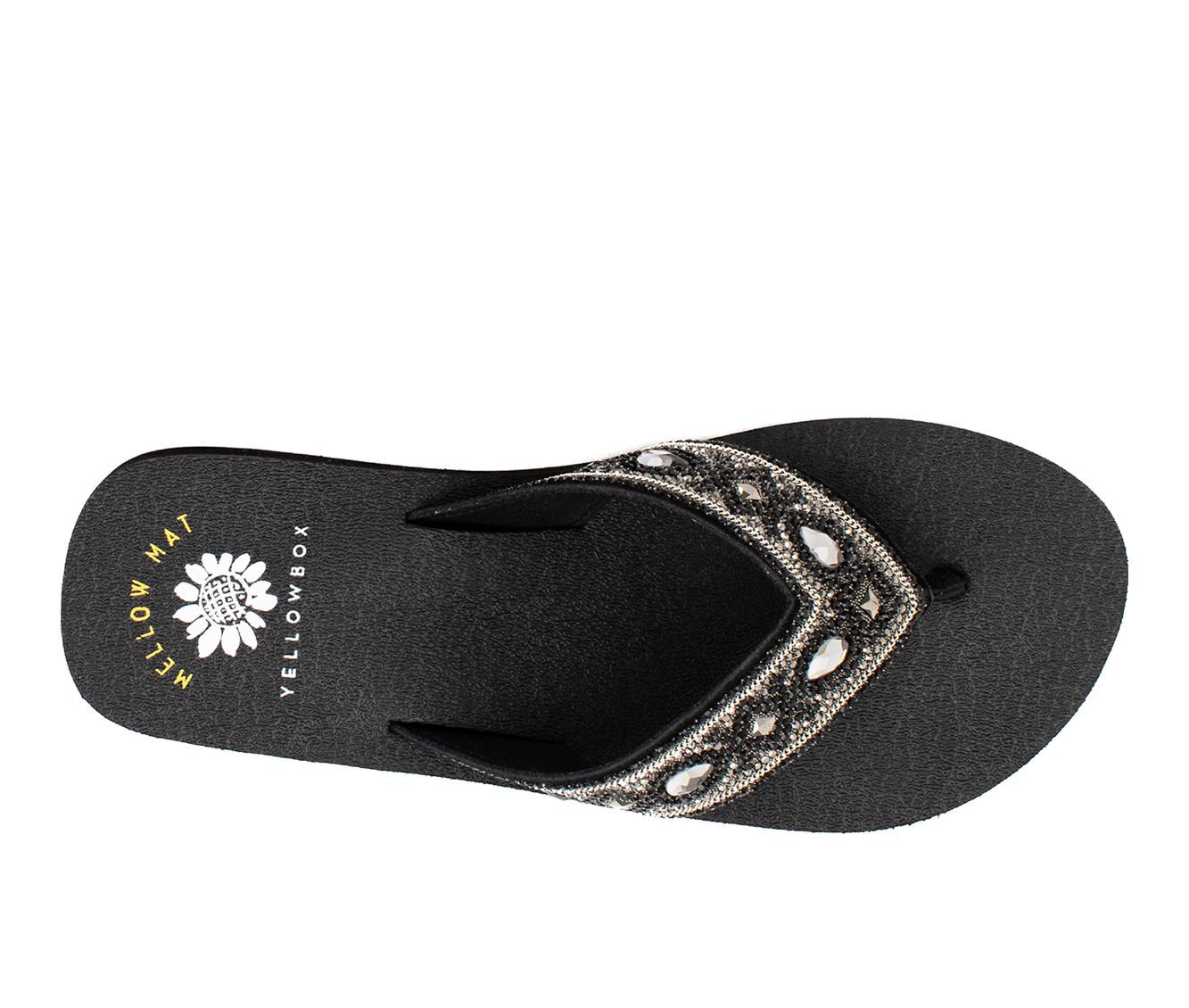 Women's Yellow Box Cathy Flip-Flops