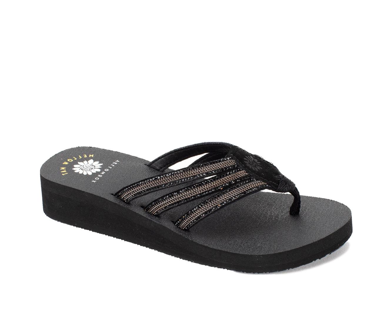 Women's Yellow Box Chelsea Flip-Flops