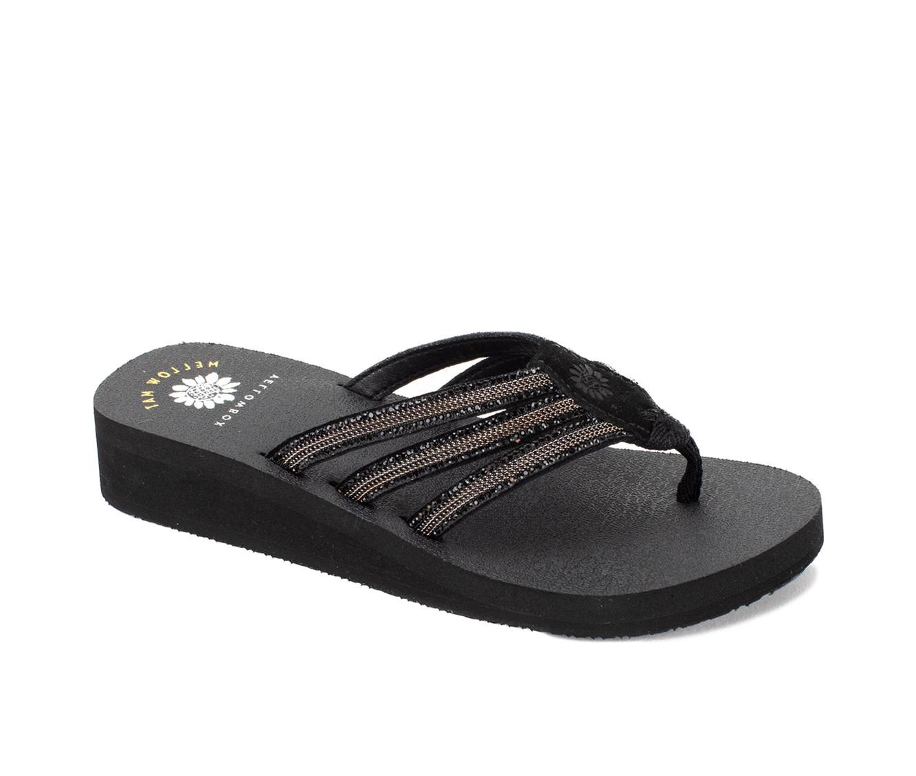 Women's Yellow Box Grant Flip-Flops