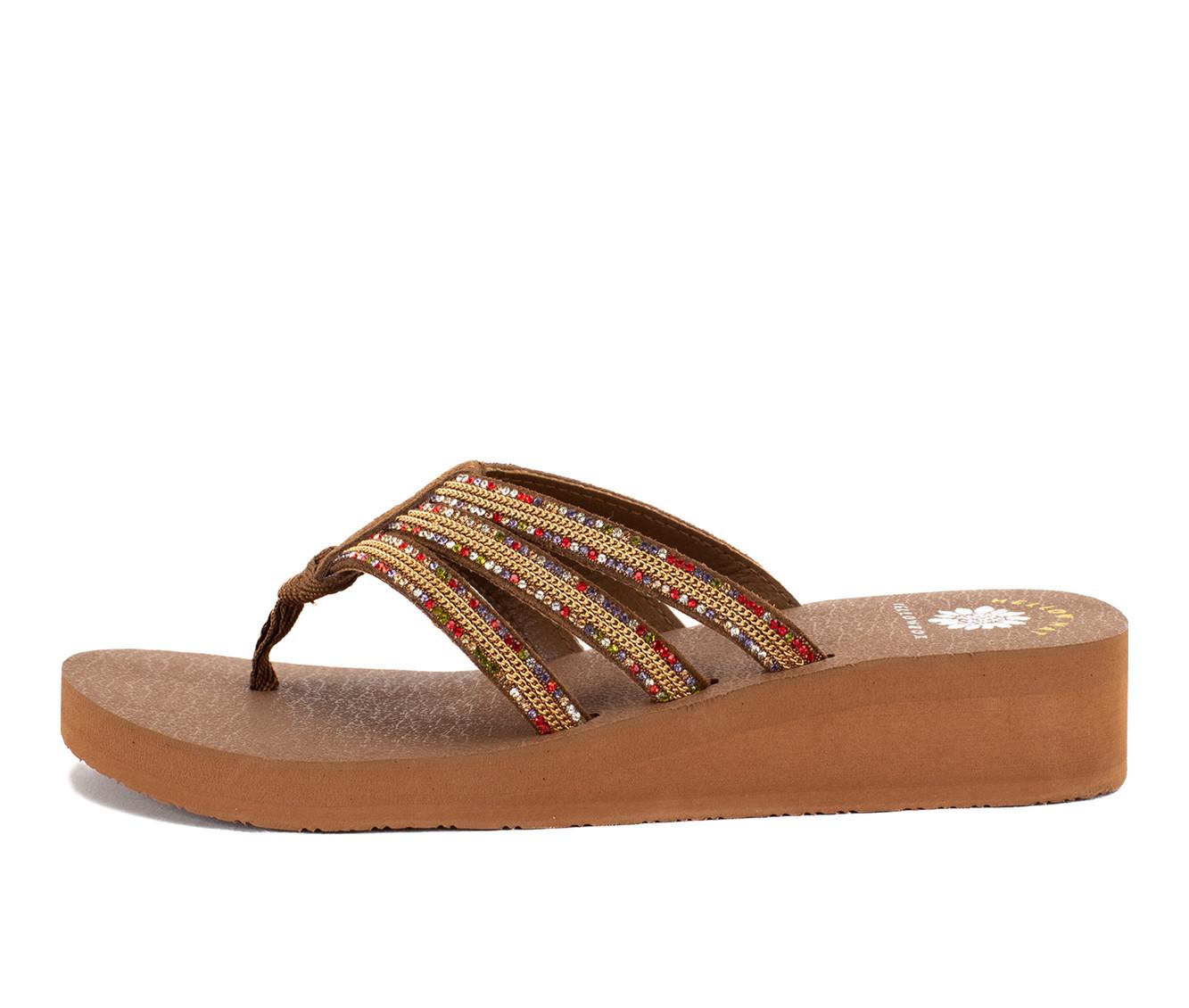 Women's Yellow Box Chelsea Flip-Flops