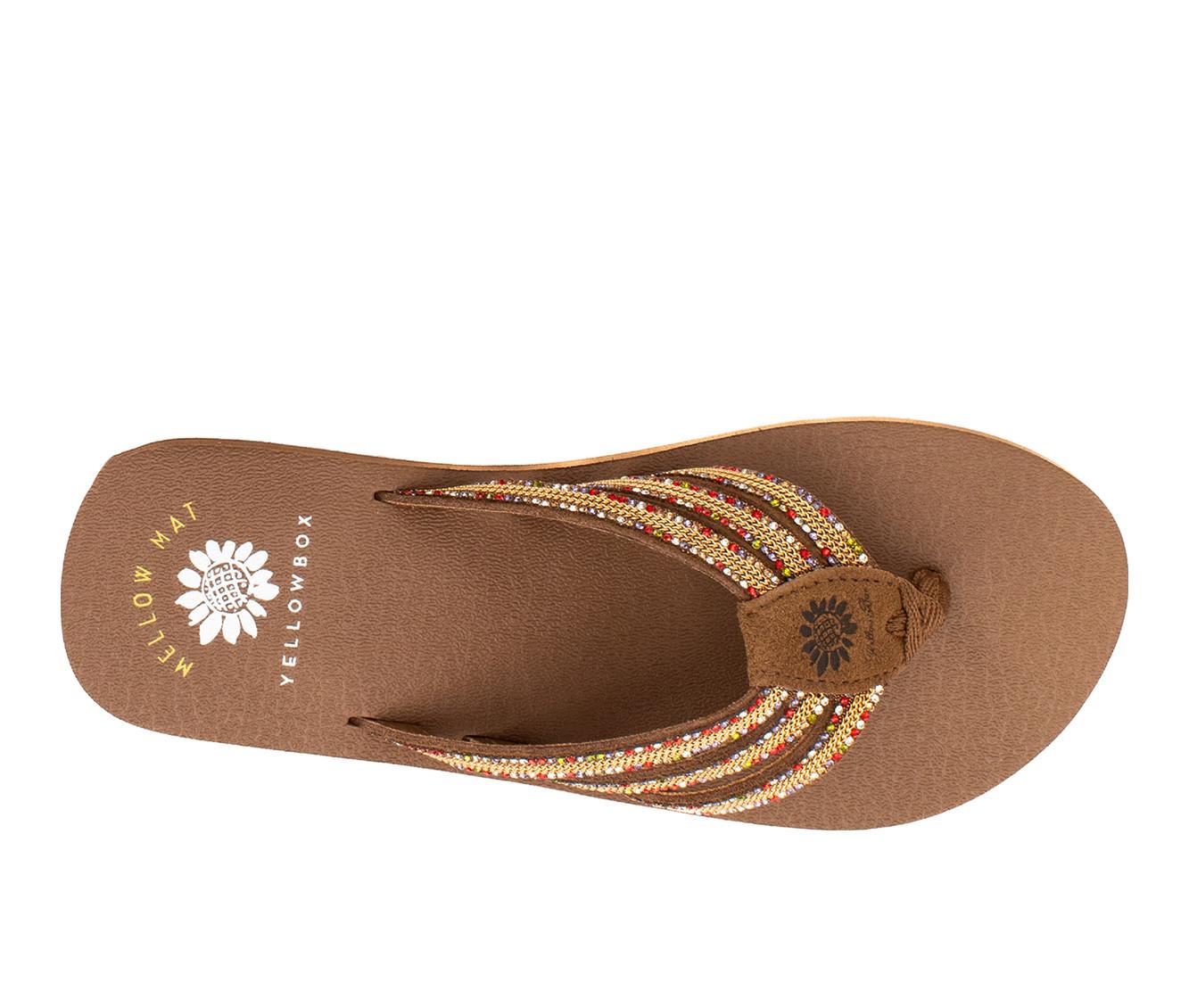 Women's Yellow Box Chelsea Flip-Flops