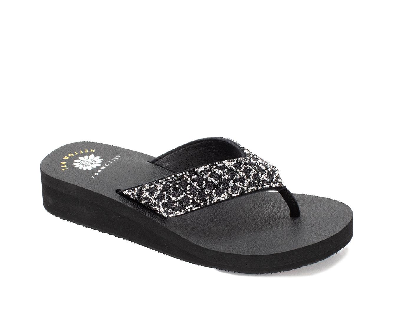 Women's Yellow Box Cesky Flip-Flops